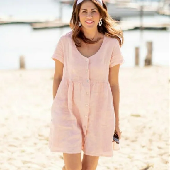 Jillian Harris x Priv | Dresses | Jillian Harris X Priv Linen Dress |  Poshmark
